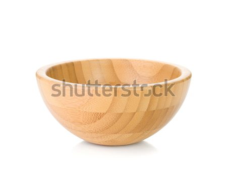 Wooden bowl Stock photo © karandaev