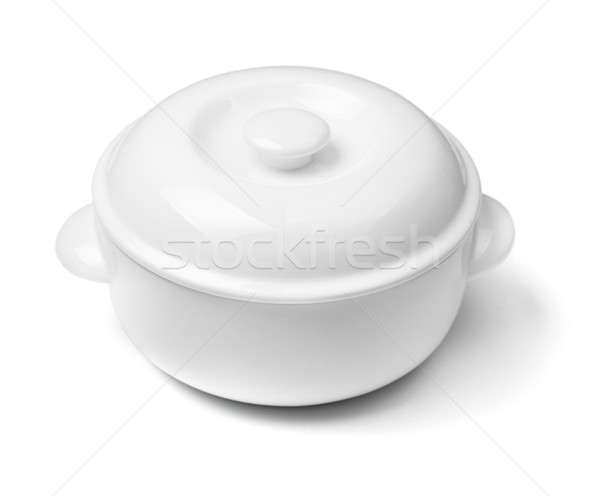 Китай суп посуда изолированный белый продовольствие Сток-фото © karandaev