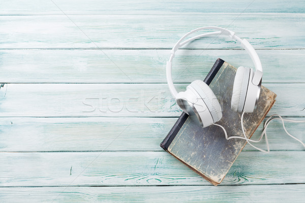 Audio book concept Stock photo © karandaev