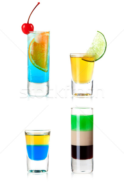 Shot cocktail collection Stock photo © karandaev