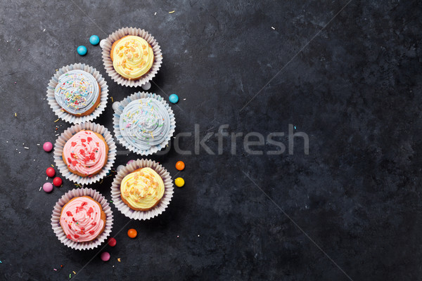 Sweet cupcakes Stock photo © karandaev