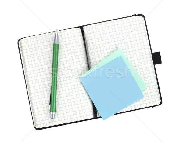 Office organizer and pen Stock photo © karandaev