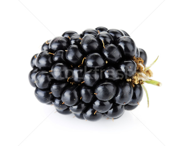 Stock photo: Ripe blackberry fruit