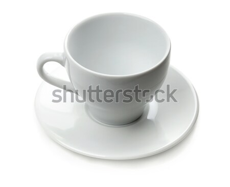 White empty espresso cup Stock photo © karandaev