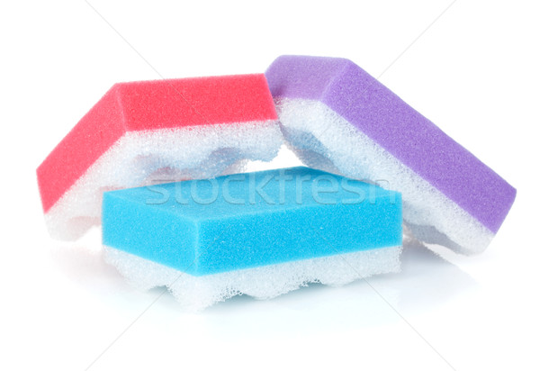 [[stock_photo]]: Coloré · isolé · blanche · maison · maison · groupe