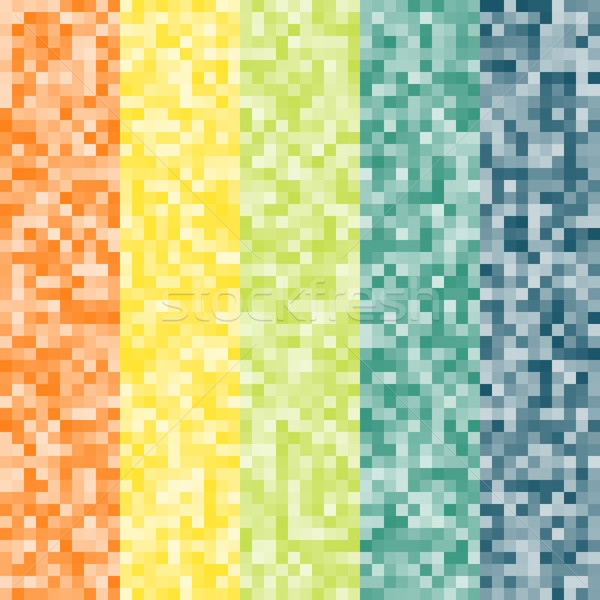 Résumé pixel coloré texture affaires design [[stock_photo]] © karandaev