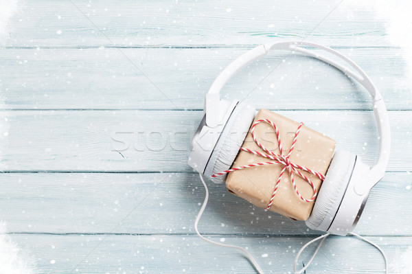 Christmas music gift Stock photo © karandaev