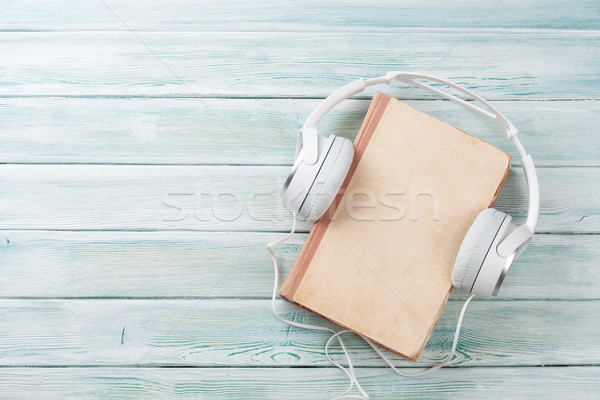 Audio book concept Stock photo © karandaev