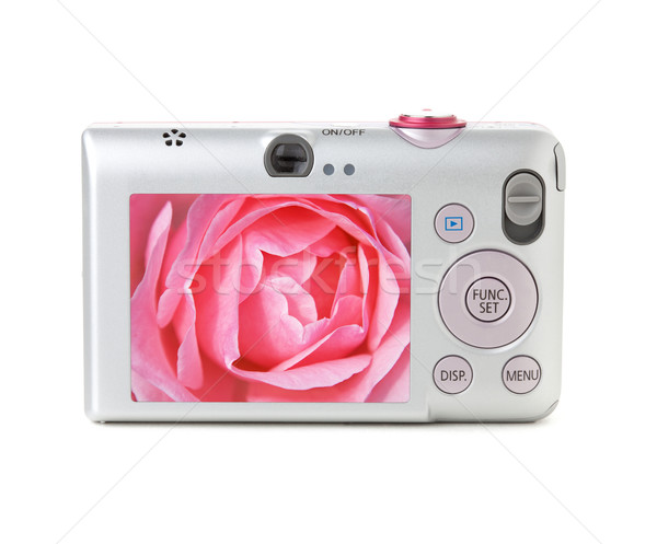 Stock photo: Compact digital camera