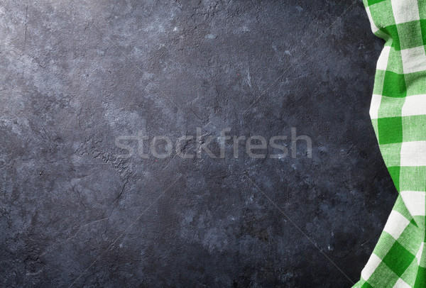 Kitchen table with towel Stock photo © karandaev