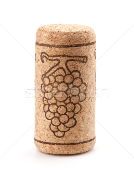 Wine cork with grape Stock photo © karandaev