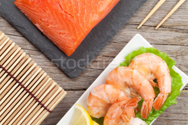 Fresh sea food Stock photo © karandaev