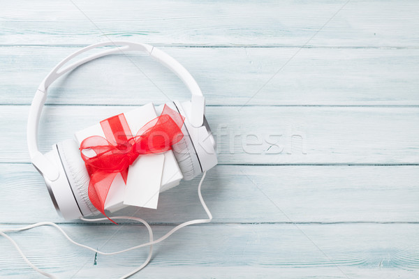Christmas music gift Stock photo © karandaev