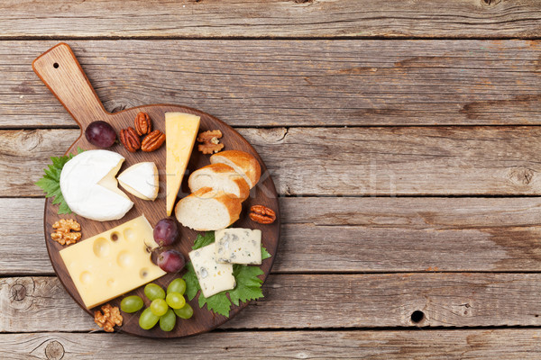 Cheese board Stock photo © karandaev