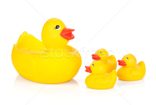 Rubber duck family Stock photo © karandaev