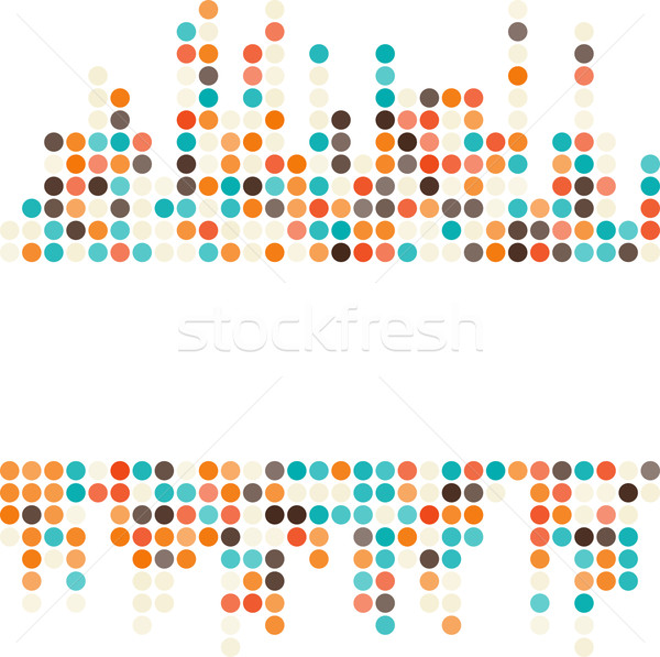 Abstract dotted background Stock photo © karandaev