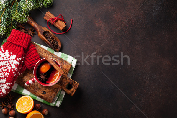 Stock photo: Christmas mulled wine