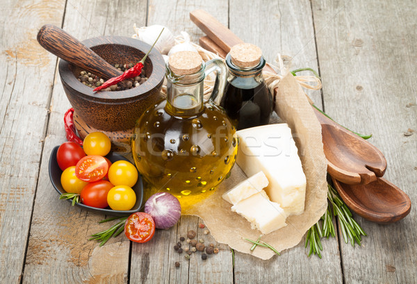 Herbs, spices and seasoning Stock photo © karandaev