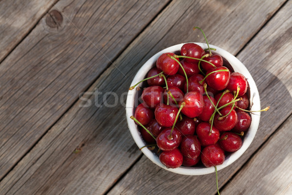 Fresh summer berries. Cherry Stock photo © karandaev
