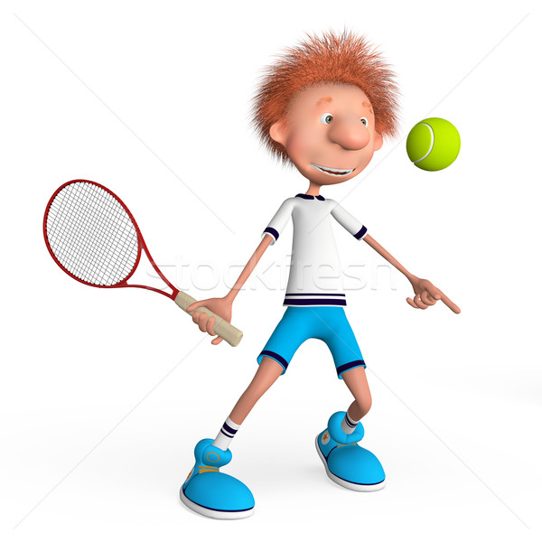 Stock photo: Tennis for all.
