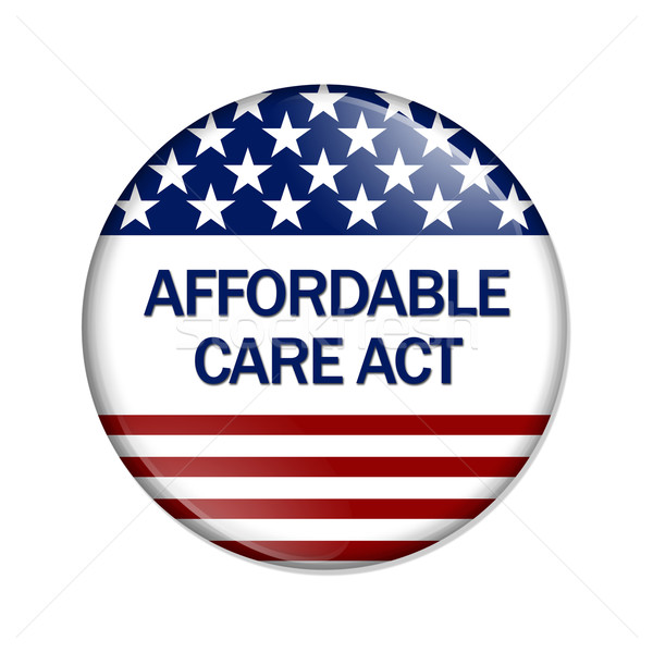 Affordable Care Act Button Stock photo © karenr
