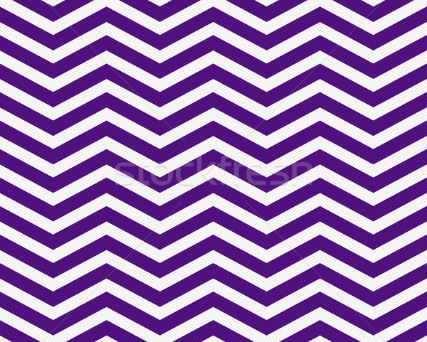 Dark Purple and White Zigzag Textured Fabric Background Stock photo © karenr