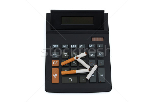 Calculating the cost of smoking Stock photo © karenr