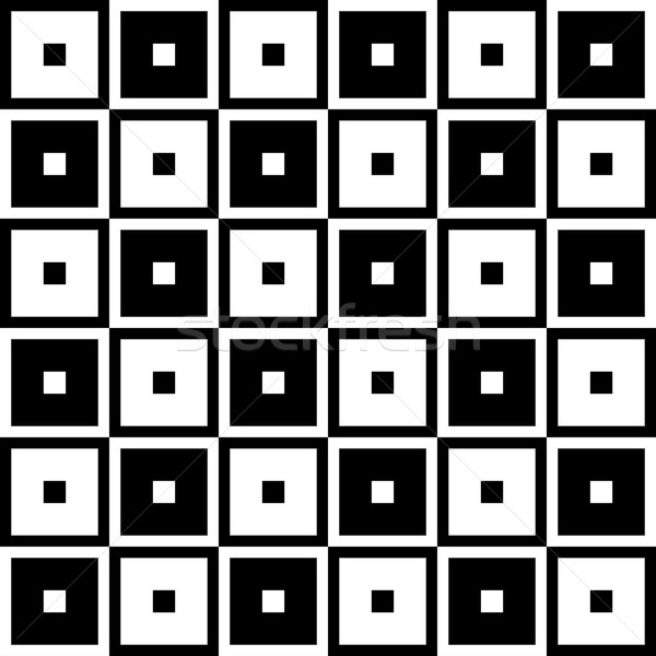 Black and White Tapestry Square Fabric Background Stock photo © karenr