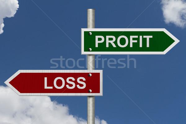 Profit versus Loss Stock photo © karenr