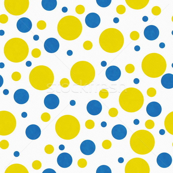 желтый синий белый плитка шаблон Сток-фото © karenr