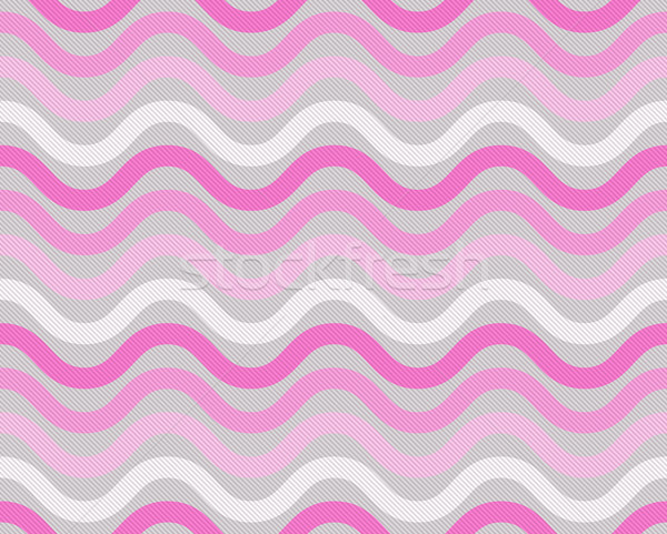 Roze grijs golvend weefsel naadloos Stockfoto © karenr