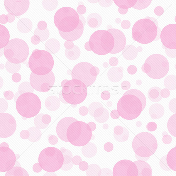 Rózsaszín fehér átlátszó pötty csempe minta Stock fotó © karenr