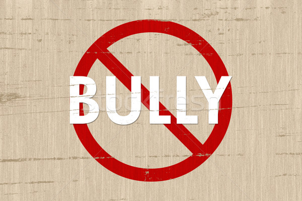 No Bully Zone Stock photo © karenr
