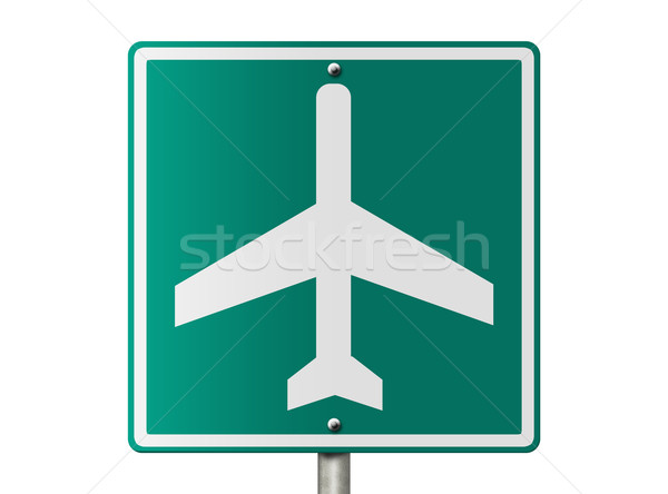 Airport  Sign Stock photo © karenr