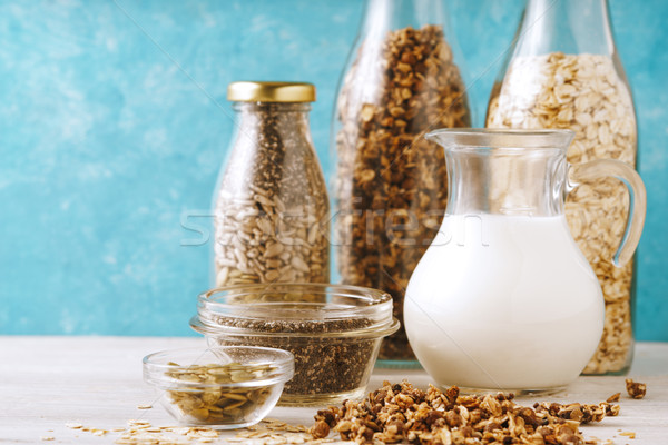 Variety of healthy food concept Stock photo © Karpenkovdenis