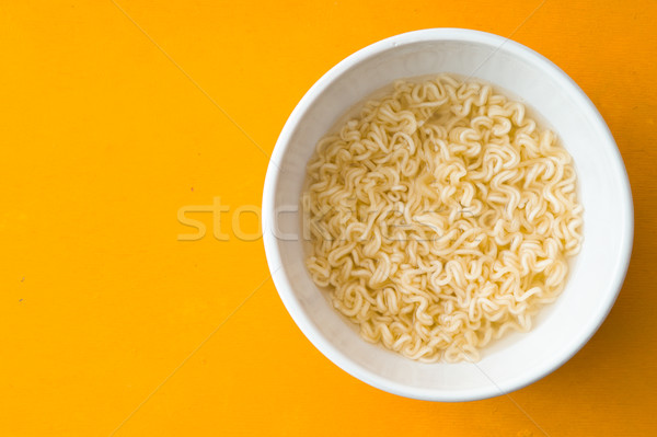 Soup Ramen noodles in ceramic bowl Stock photo © Karpenkovdenis