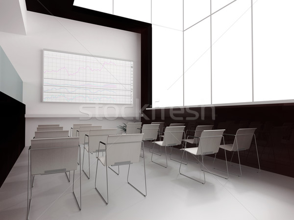 Escuela audiencia interior empleo educación habitación Foto stock © kash76