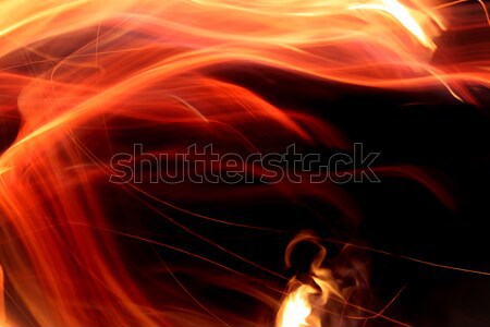 Stock photo: flash fire 