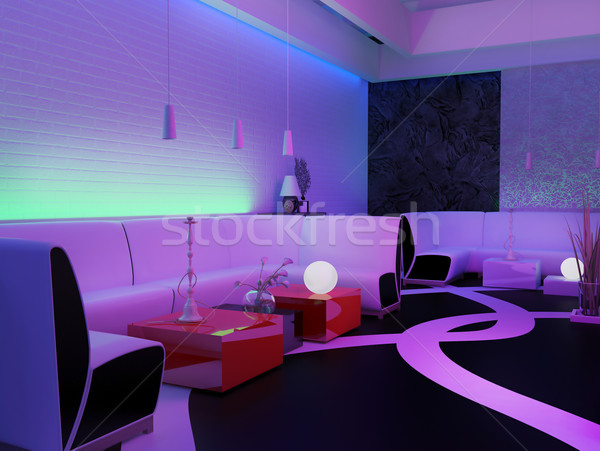 Luogo relax discoteca 3D design Foto d'archivio © kash76