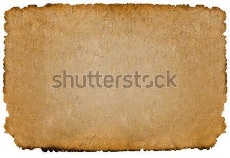 Foto stock: Papel · velho · folha · isolado · branco · papel · textura