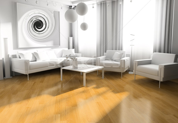 Casa interior luz quarto moderno exclusivo Foto stock © kash76