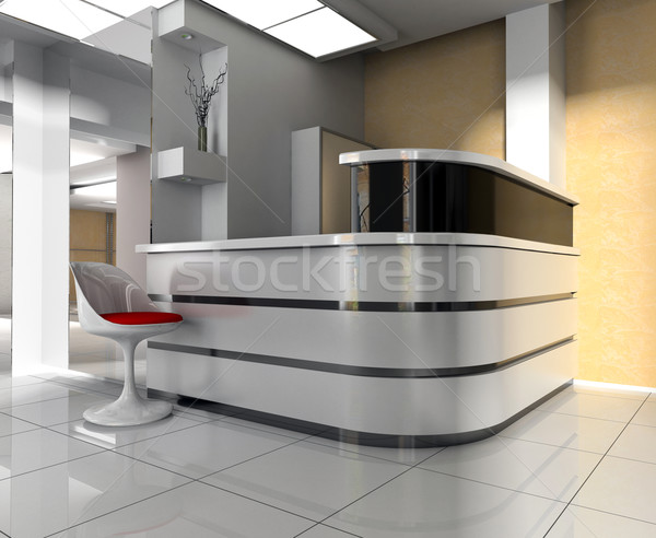 Moderne kantoor interieur business stad mode Stockfoto © kash76