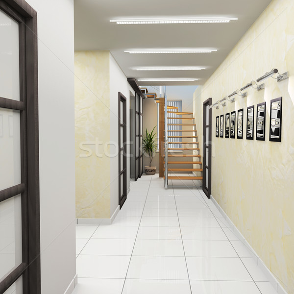 Corridor in modern office Stock photo © kash76