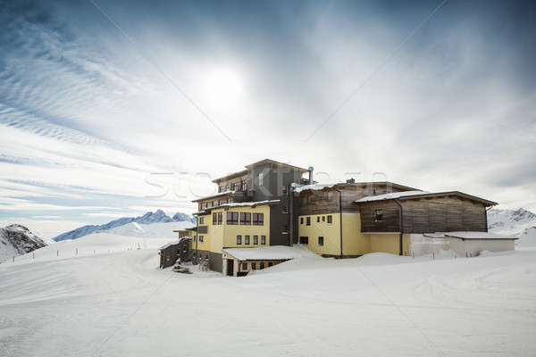 Mountain shelter Stock photo © kasjato