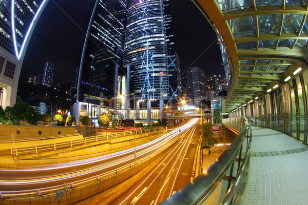 Traffic in downtown of a city, pearl of the east: Hong Kong. Stock photo © kawing921