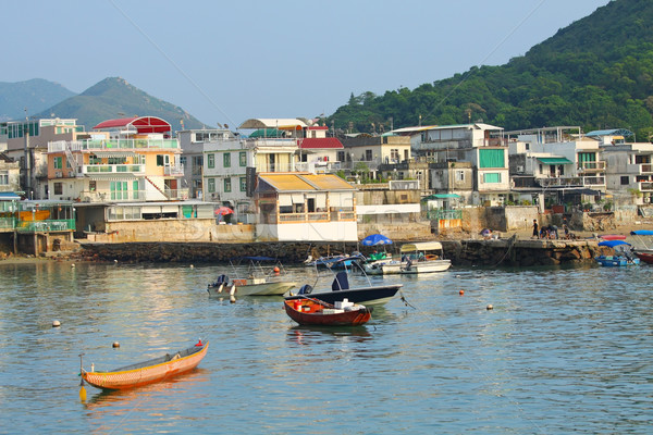 Isla uno Hong Kong casa peces naturaleza Foto stock © kawing921