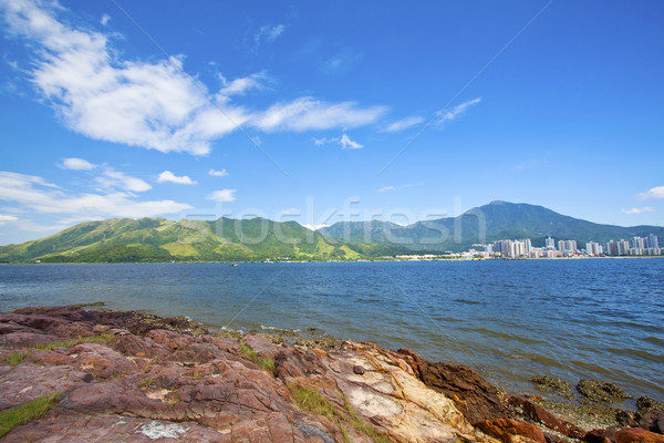Sea coast landscape in Hong Kong Stock photo © kawing921