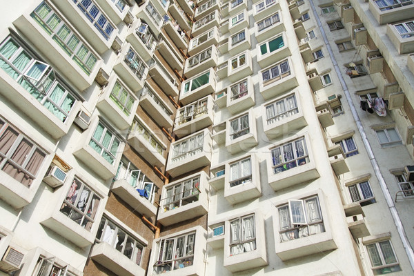 Hong Kong apartment blocks Stock photo © kawing921