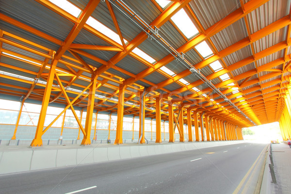 Orange tunnel at daytime Stock photo © kawing921