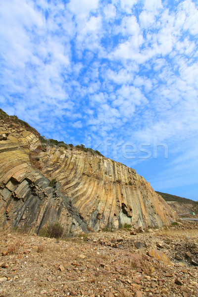 Hong Kong Geographical Park, the force of nature, folding and na Stock photo © kawing921